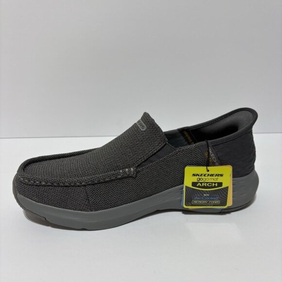 Skechers Men’s Parson-Ralven Gray Slip-On Shoes, Size 9.5 M - Picture 2 of 7